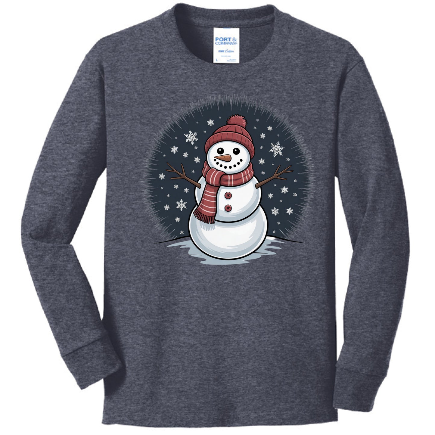 Heather Navy - FRONT
