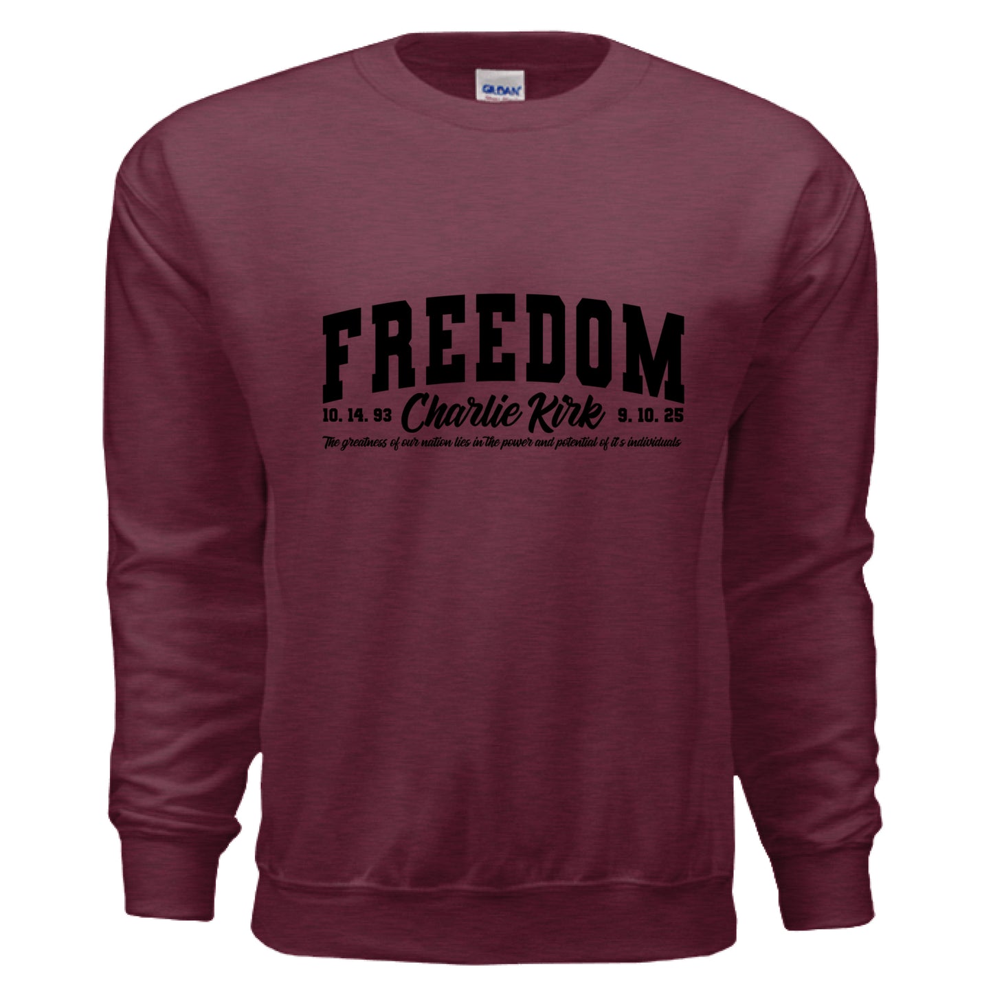Heather Sport Dark Maroon - FRONT