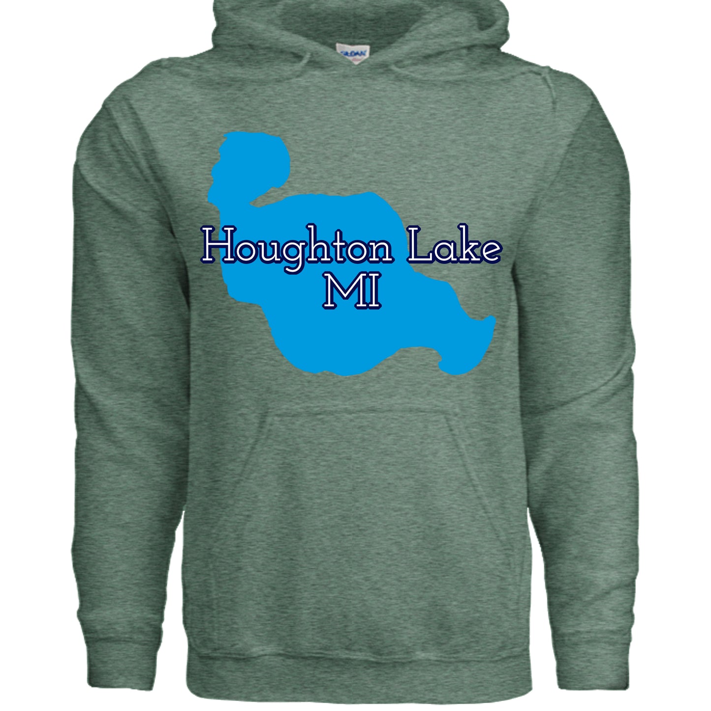 Heather Sport Dark Green - G185 - FRONT
