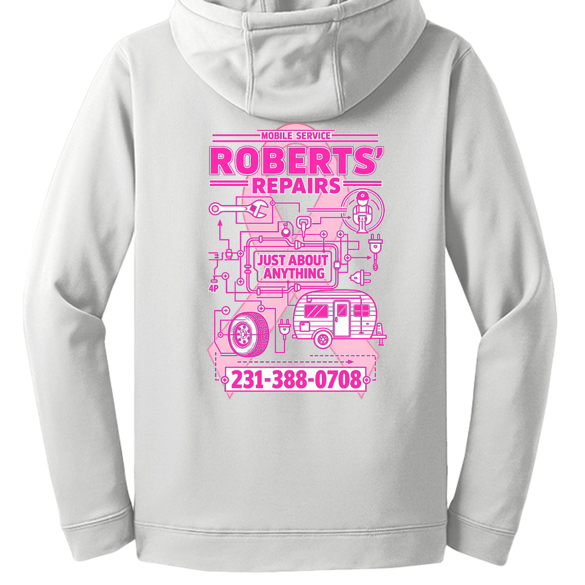 White - F244 - BACK